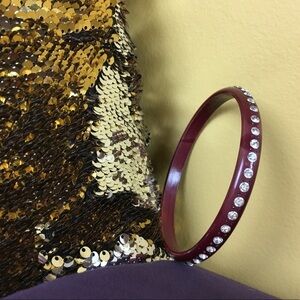 Vintage Art Deco Slave Bracelet Upper Arm Bangle Vtg Burlesque Jewelry Flapper